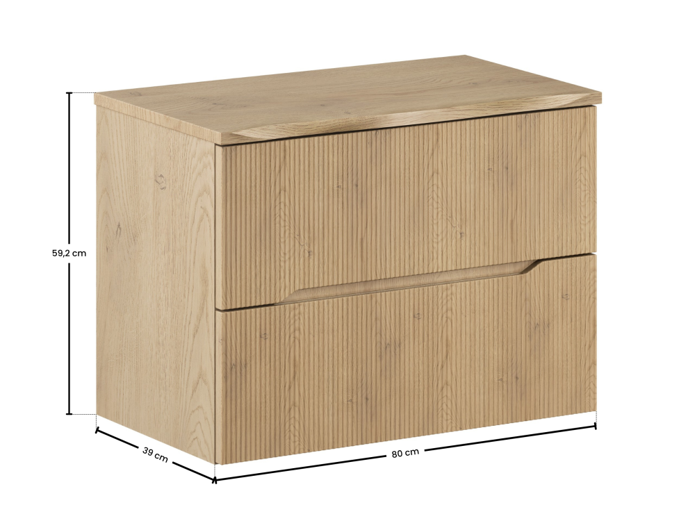 Zestaw meblowy 80cm z blatem