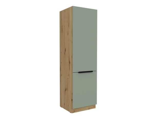 Zabudowa lodówki 60 LO-210 2F Kuchnia ARIA Fronty AQUAMARINE (Miętowe)