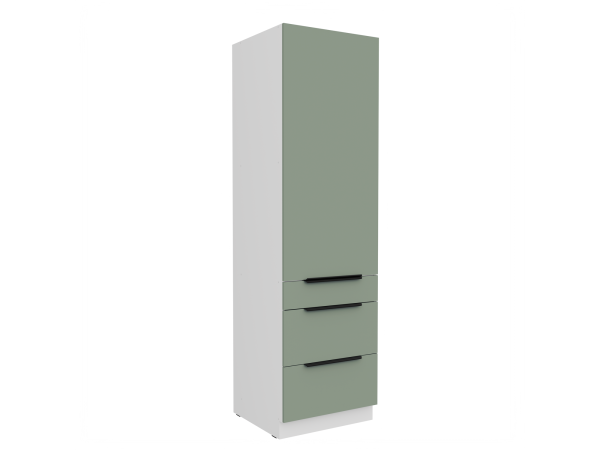 Szafka komin słupek 60 DKS-210 3S 1F Kuchnia ARIA Fronty AQUAMARINE (Miętowe)