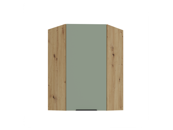 Szafka górna narożnikowa 60x60 GN-90 1F Kuchnia ARIA Fronty AQUAMARINE (Miętowe)