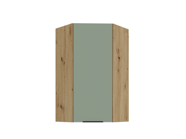Szafka górna narożnikowa 60x60 GN-108 1F Kuchnia ARIA Fronty AQUAMARINE (Miętowe)