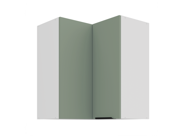 Szafka górna narożnikowa 60x60 GN-72 2F (90°) Kuchnia ARIA Fronty AQUAMARINE (Miętowe)