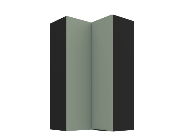 Szafka górna narożnikowa 60x60 GN-108 2F (90°) Kuchnia ARIA Fronty AQUAMARINE (Miętowe)