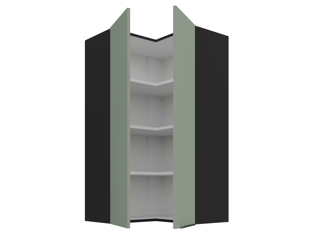 Szafka górna narożnikowa 60x60 GN-108 2F (90°)...