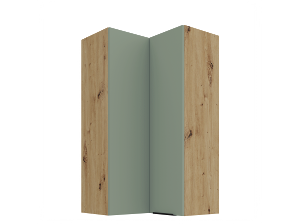 Szafka górna narożnikowa 60x60 GN-108 2F (90°) Kuchnia ARIA Fronty AQUAMARINE (Miętowe)