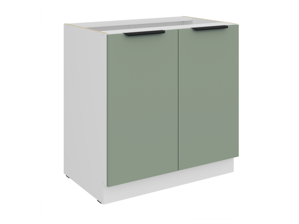 Szafka dolna 80 D 2F BB Kuchnia ARIA Fronty AQUAMARINE (Miętowe)