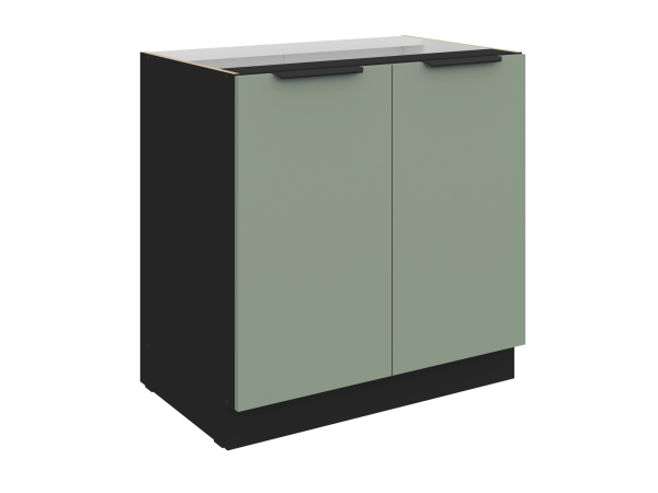 Szafka dolna 80 D 2F BB Kuchnia ARIA Fronty AQUAMARINE (Miętowe)