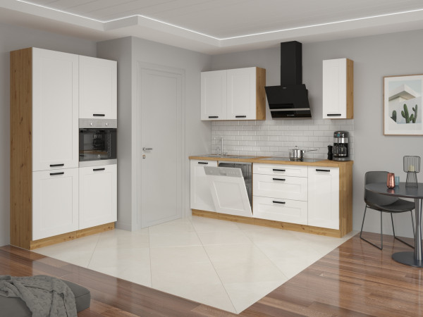 Kuchnia LUNA Biała. Dowolny Wybór Szafek.
