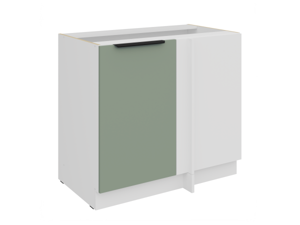 Szafka dolna w narożnik 105 ND 1F BB Kuchnia ARIA Fronty AQUAMARINE (Miętowe)