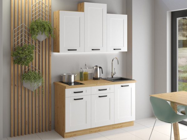 Kuchnia LUNA Biała. Dowolny Wybór Szafek.