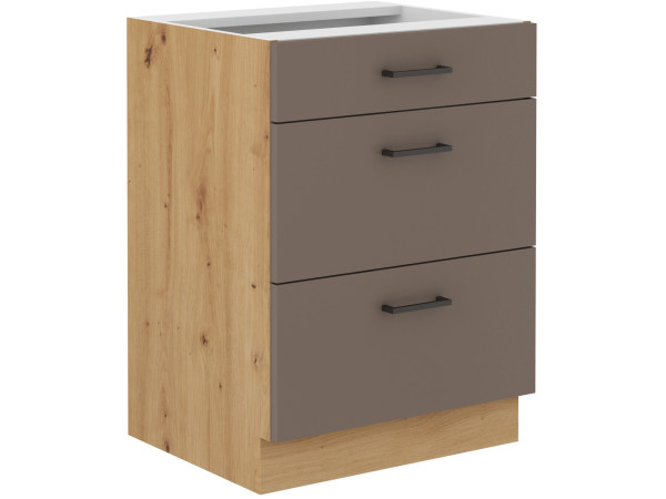 Szafka dolna 3 szuflady 60 D 3S-KUCHNIA BOLONIA
