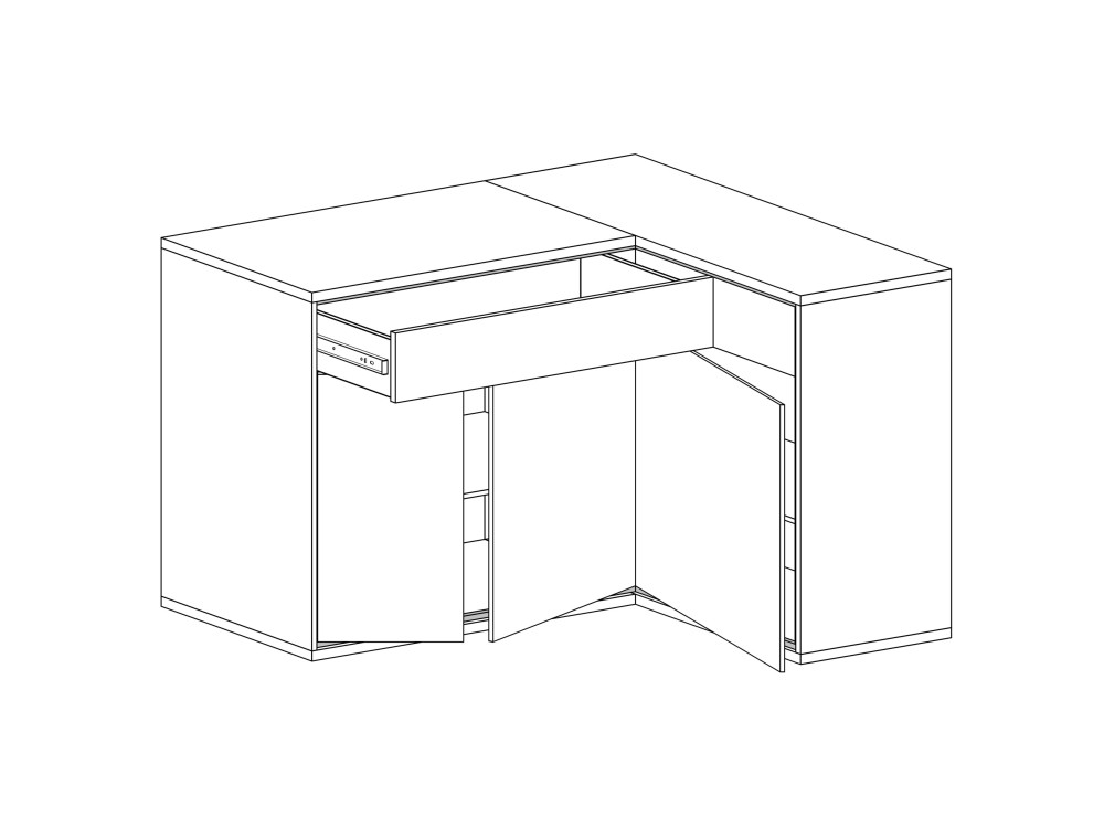 Komoda, MEDIOLAN, M-15 KATALOG, HIKORA