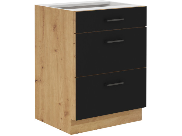 Szafka dolna 3 szuflady 60 D 3S BB -KUCHNIA MODENA
