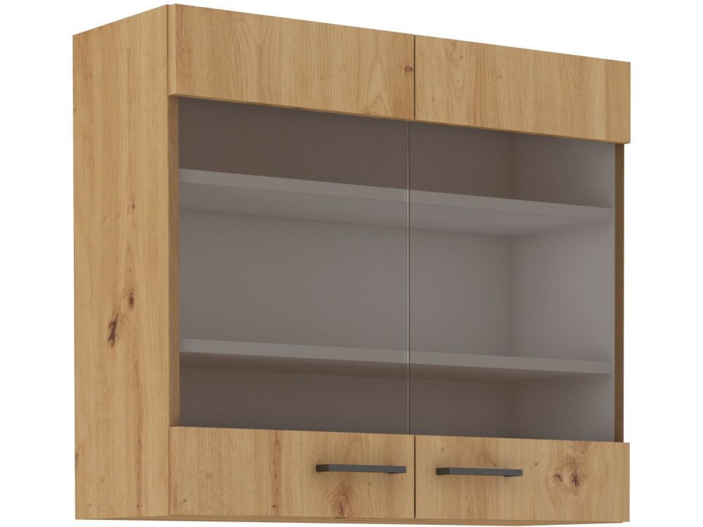 Szafka górna z szybą 80 GS-72 2F -KUCHNIA MODENA