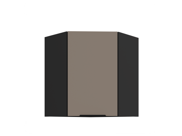 Szafka górna narożnikowa 60x60 GN-72 1F Kuchnia ARIA Fronty Sandgrau AFM