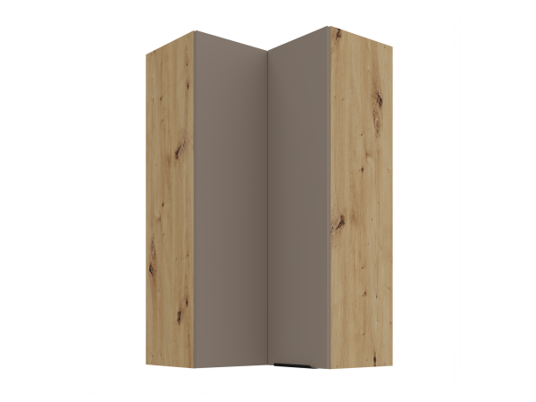 Szafka górna narożnikowa 60x60 GN-108 2F (90°) Kuchnia ARIA Fronty Sandgrau AFM