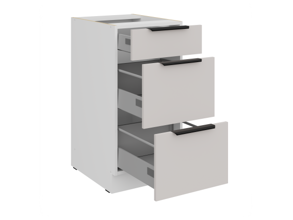 Szafka dolna 3 szuflady 40 D 3S BB Kuchnia COMO KOLOR KASZMIR.
