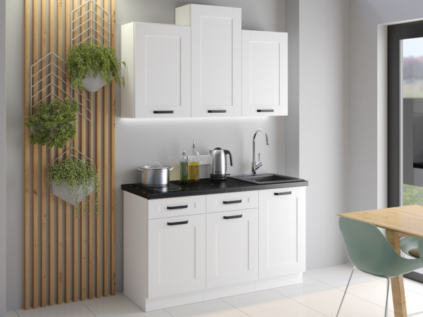 Kuchnia LUNA Biała. Dowolny Wybór Szafek.