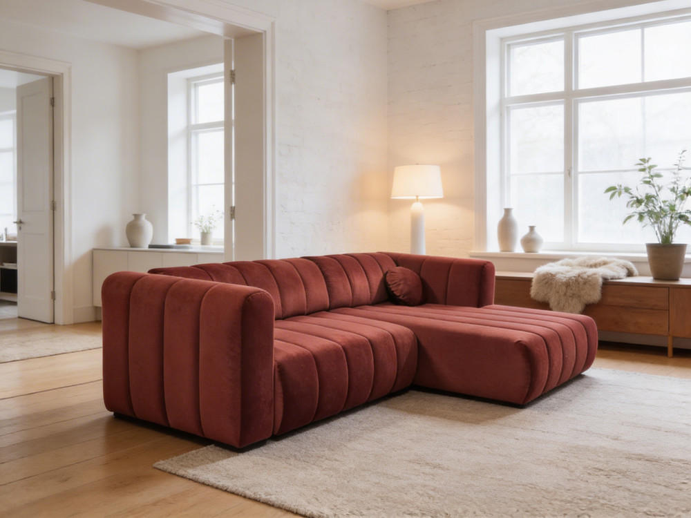Narożnik Fumo z funkcją spania. Różne kolory.