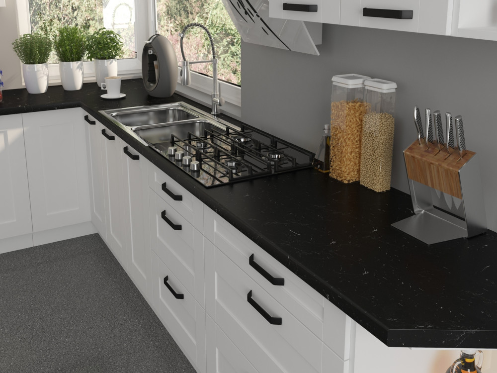 Kuchnia LUNA Biała. Dowolny Wybór Szafek.