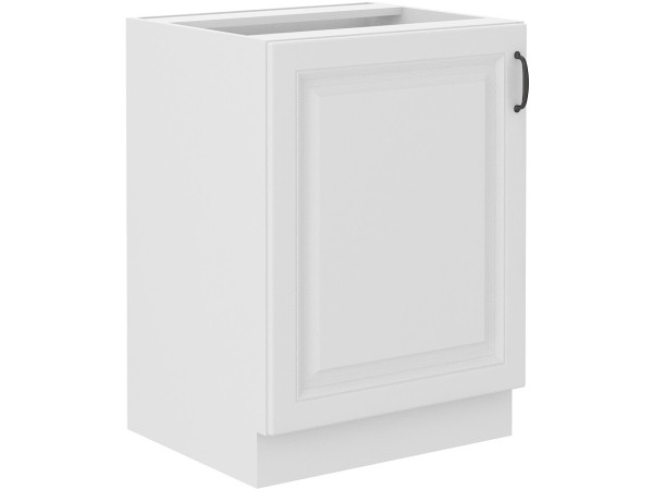 Szafka dolna 60 D 1F BB -KUCHNIA STILO BIAŁA-BIAŁA