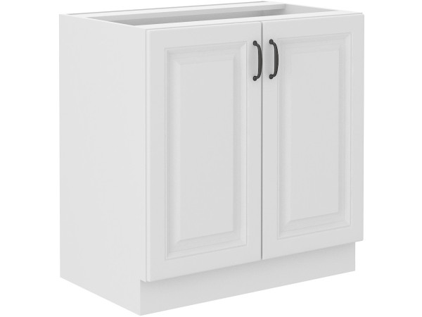 Szafka dolna 80 D 2F BB -KUCHNIA STILO BIAŁA-BIAŁA