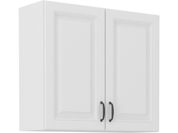 Szafka górna 80 G-72 2F -KUCHNIA STILO BIAŁA-BIAŁA