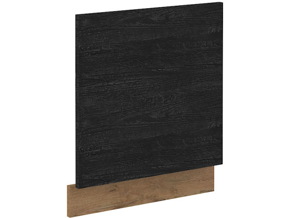 Front do zmywarki 60 z panelem na froncie ZM 570x596 -KUCHNIA Dark Wood