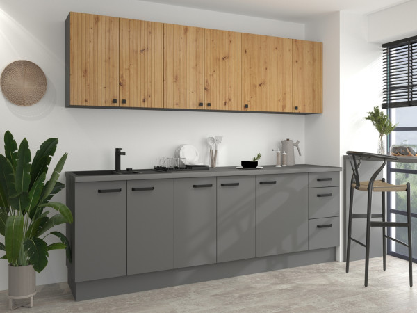 Szafka górna uchylna nad płytę grzewczą/okap 50 GU-36 1F -KUCHNIA AVA