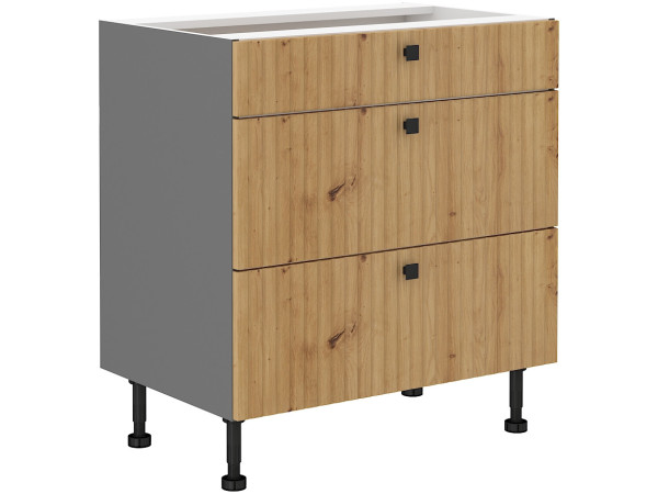 Szafka dolna 3 szuflady 80 D 3S BB -KUCHNIA AVA