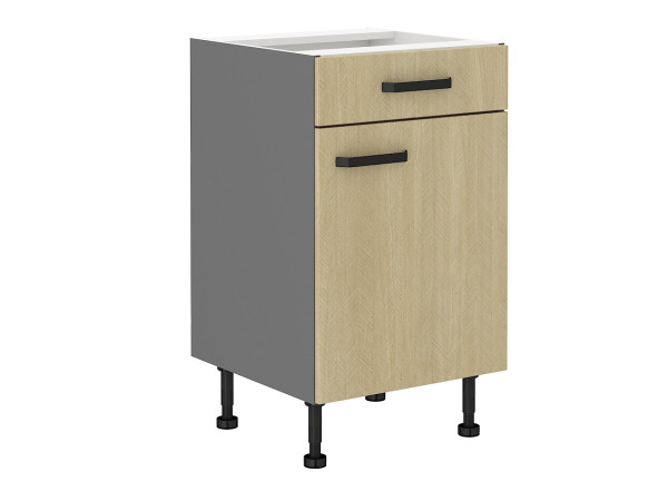 Szafka dolna 1 szuflada + 1 drzwiczki 50 D 1F 1S BB...