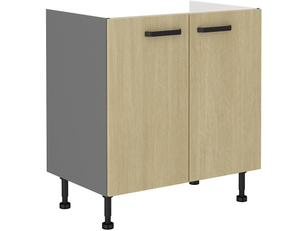 Szafka dolna pod zlew 80 ZL 2F BB  -KUCHNIA SCANDI