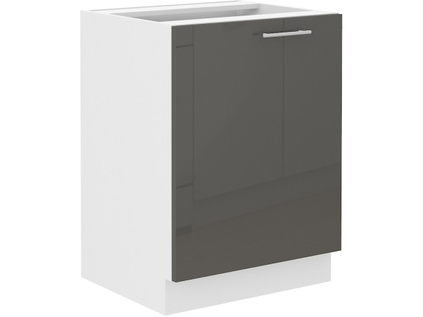 Szafka dolna 60 D 1F BB -KUCHNIA LARA SZARA