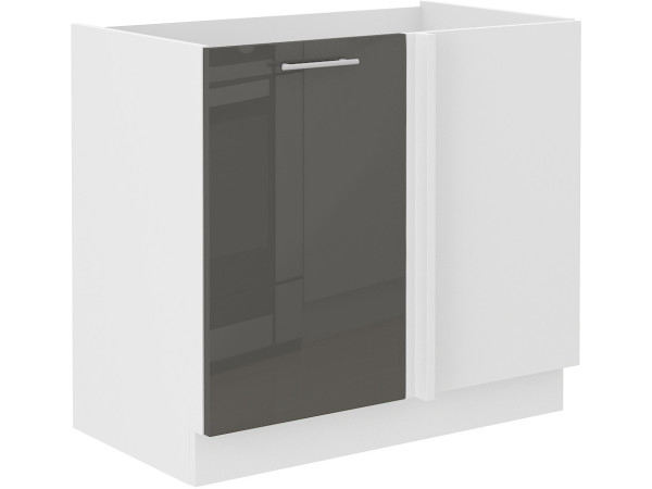 Szafka dolna w narożnik 105 ND 1F BB  -KUCHNIA LARA SZARA