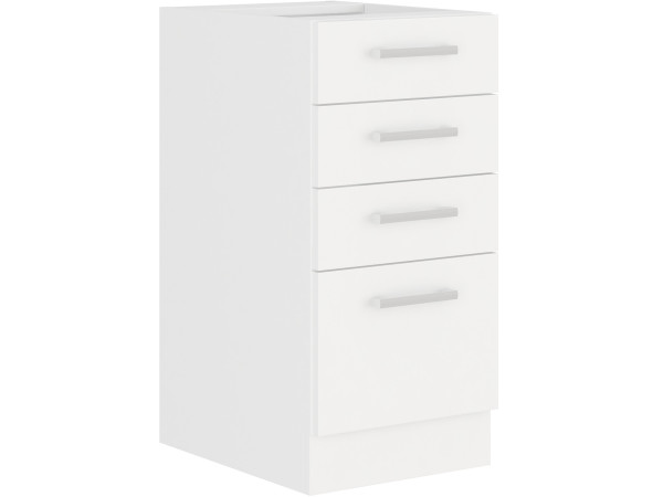 Szafka dolna 4 szuflady 40 D 4S BB -KUCHNIA EKO WHITE