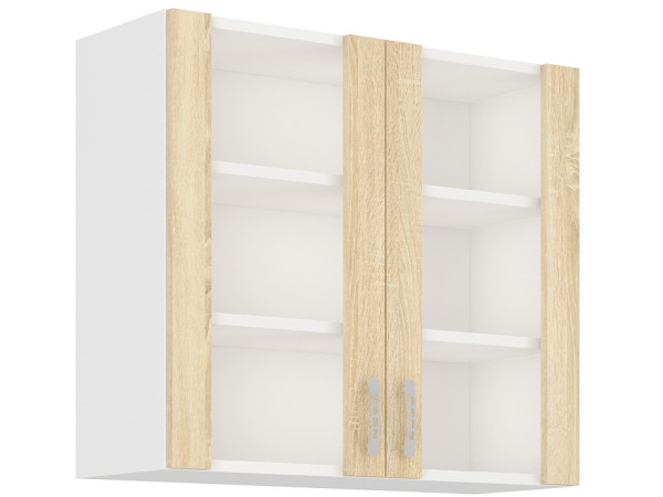 Szafka górna z szybami 80 GS-72 2F  -KUCHNIA SARA SONOMA