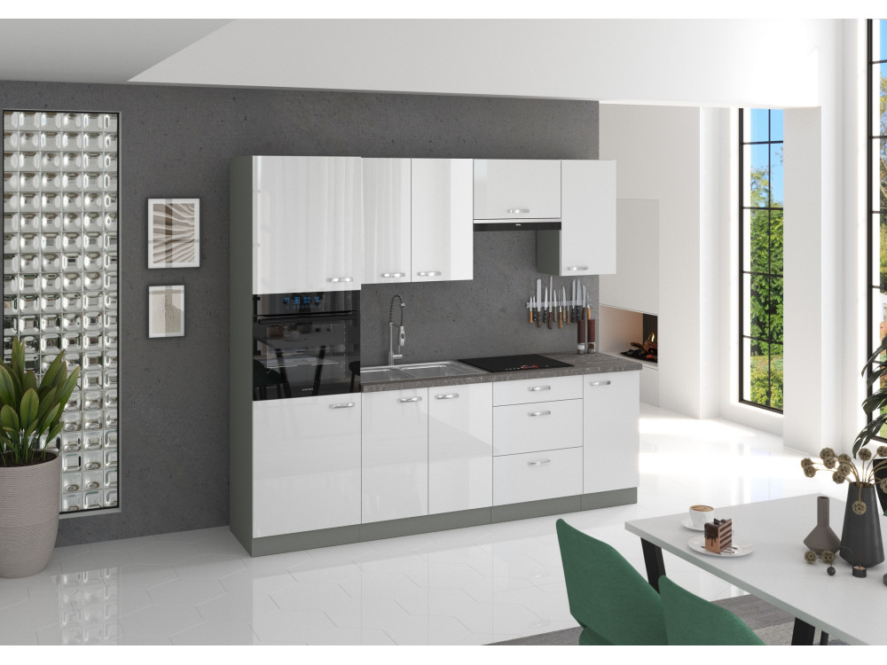 Szafka dolna 3 szuflady 80 D 3S BB  -KUCHNIA...