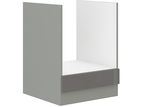 Zabudowa piekarnika 60 D GAZ BB -KUCHNIA GREY SZARY