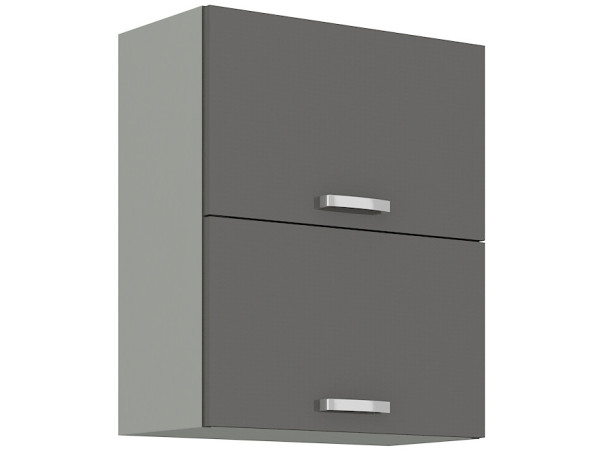 Szafka górna uchylna 60 GU-72 2F -KUCHNIA GREY SZARY