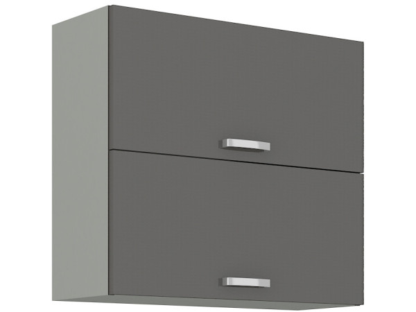 Szafka górna uchylna 80 GU-72 2F -KUCHNIA GREY SZARY