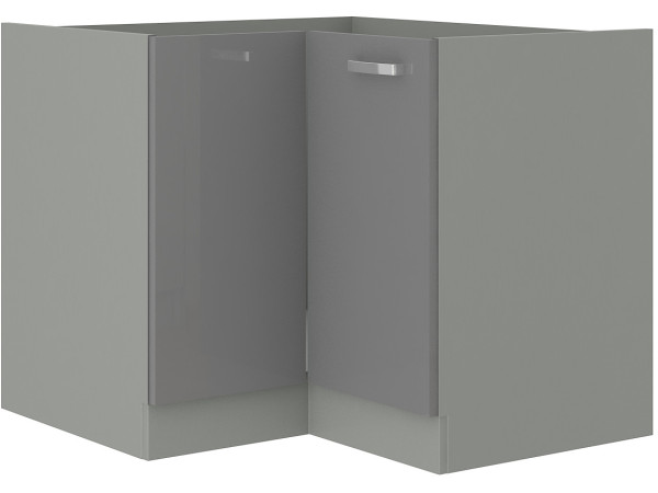 Szafka dolna narożnikowa 90x90 DN 1F BB -KUCHNIA GREY SZARY