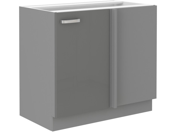 Szafka dolna w narożnik 105 ND 1F BB -KUCHNIA GREY SZARY