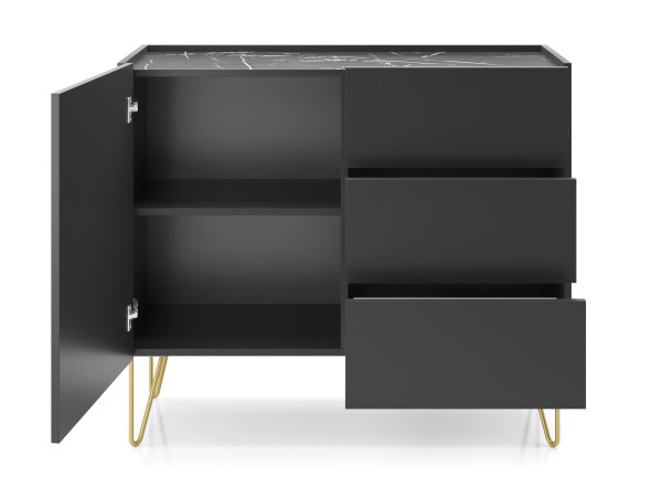 Komoda z szufladami i frontem 97cm HARMONY. Meble Pokojowe, do Salonu.