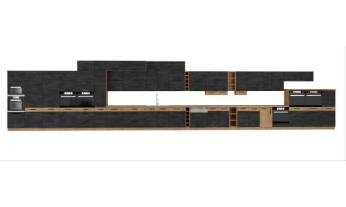 SZAFKI KUCHENNE VIGO Dark Wood